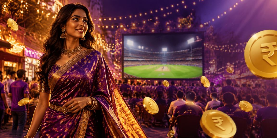 Indian cricket fan betting on mobile with rupee currency