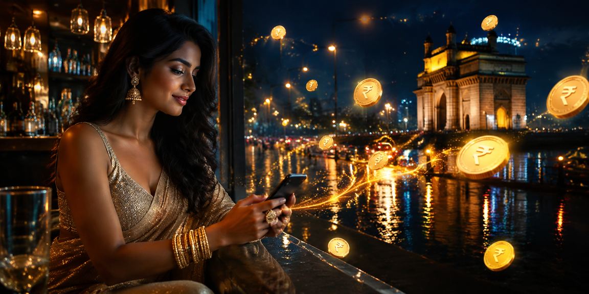 Player enjoying Andar Bahar card game on mobile in Mumbai