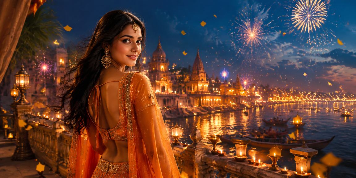 Diwali themed Aviator bonus promotional banner in India